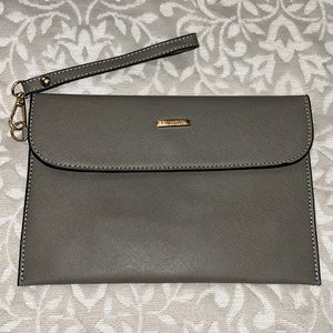ELIM & PAUL Women’s Envelope Bag, Gray Purse Handbag - EUC